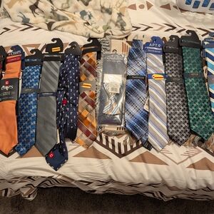 Van Heusen Blue Patterned Men's Tie - Van Heusen